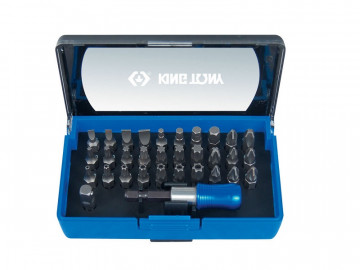 Набор вставок (бит) 1/4&quot, TORX, HEX, PZ, PH, SLOT, 32 предмета KING TONY 1032CQ
