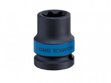 Головка торцевая ударная TORX Е-стандарт 1/2&quot, E20, L = 38 мм KING TONY 457520M