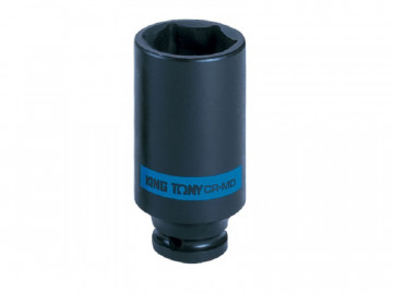 Головка торцевая ударная глубокая шестигранная 1/2&quot, 22 мм KING TONY 443522M