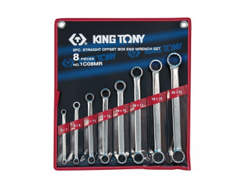 Набор накидных ключей, 6-22 мм 8 предметов KING TONY 1C08MR