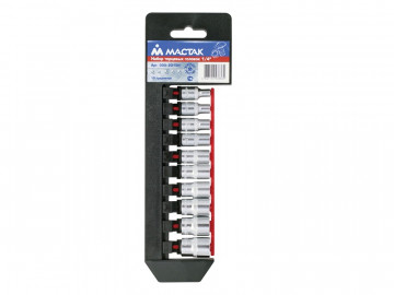 Набор торцевых головок 1/4&quot, 4-13 мм, 10 предметов МАСТАК 000-2010H