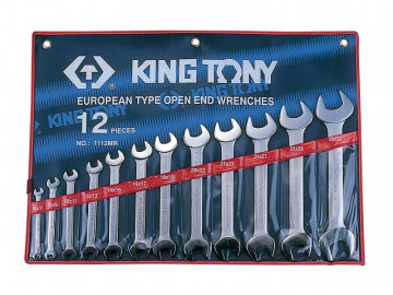 Набор рожковых ключей, 6-32 мм, 12 предметов KING TONY 1112MR