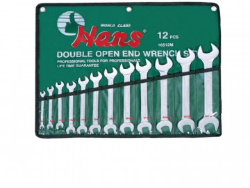 Комплект ключей рожковых 6-32мм 12 предм. Hans 16512M