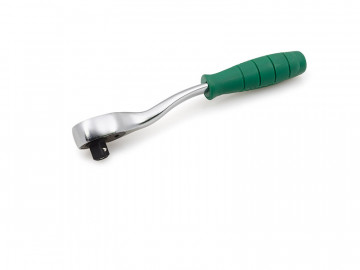 Трещетка 1/4 с быстрым сбросом, с изогнутой рукояткой, 72 зуба Hans 2162GQ