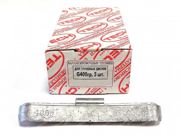 Упаковка грузовых балансировочных грузиков 400 гр.Tech G400
