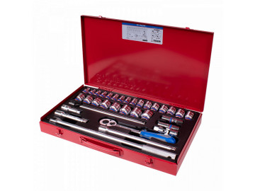 Набор торцевых головок 1/2, шест-е, 8-32 мм, 33 предмета KING TONY 4534MR06