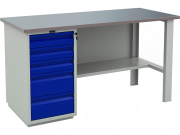 Верстак Profi (№601) ПРОМЕТ Практик WT160.WD5/F1.000